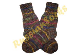 Купить вязаные носки из шерсти альпака ручной вязки